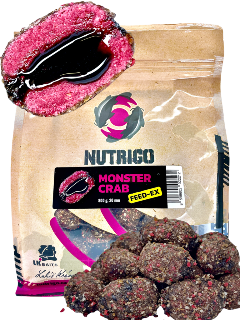 LK Baits Nutrigo FEED-EX Monster Crab 800g, 20 mm