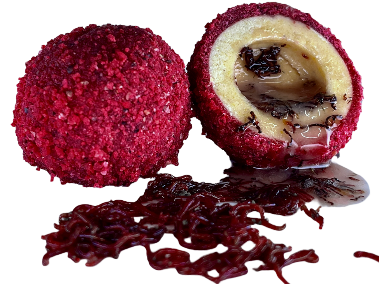 LK Baits Nutrigo Monster Live Blood Woorm 25-30mm 250ml 8 pz