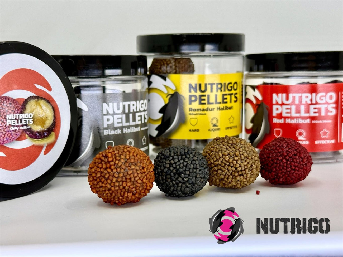 LK Baits Nutrigo Pellets Chilli Halibut 250ml 24mm