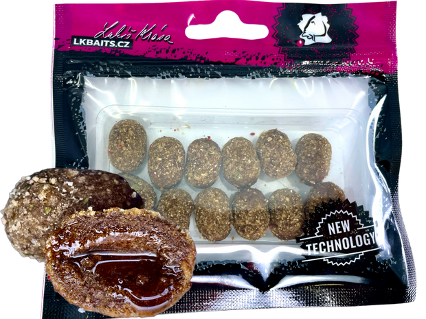 LK Baits Nutrigo Wafters Monster Crab/Pepper, 12 pz, 14mm